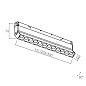 ART-MAG25-OPTIC-RS LED Светильник линейный поворотный для магнитного шинопровода   -  Фильтры 